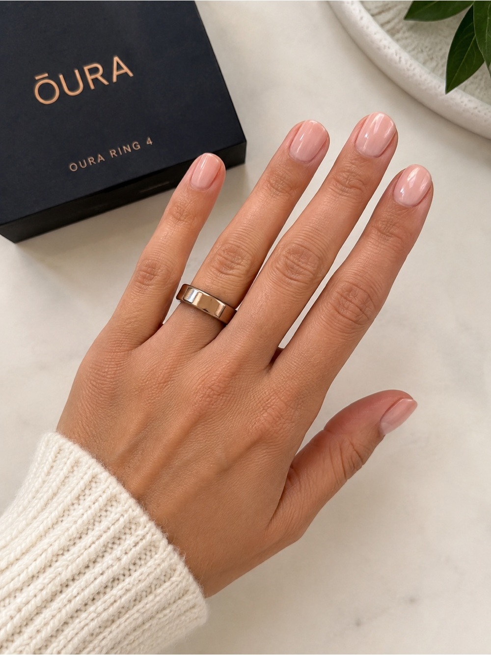 Oura Ring 4 Rose Gold Wearable Tracker